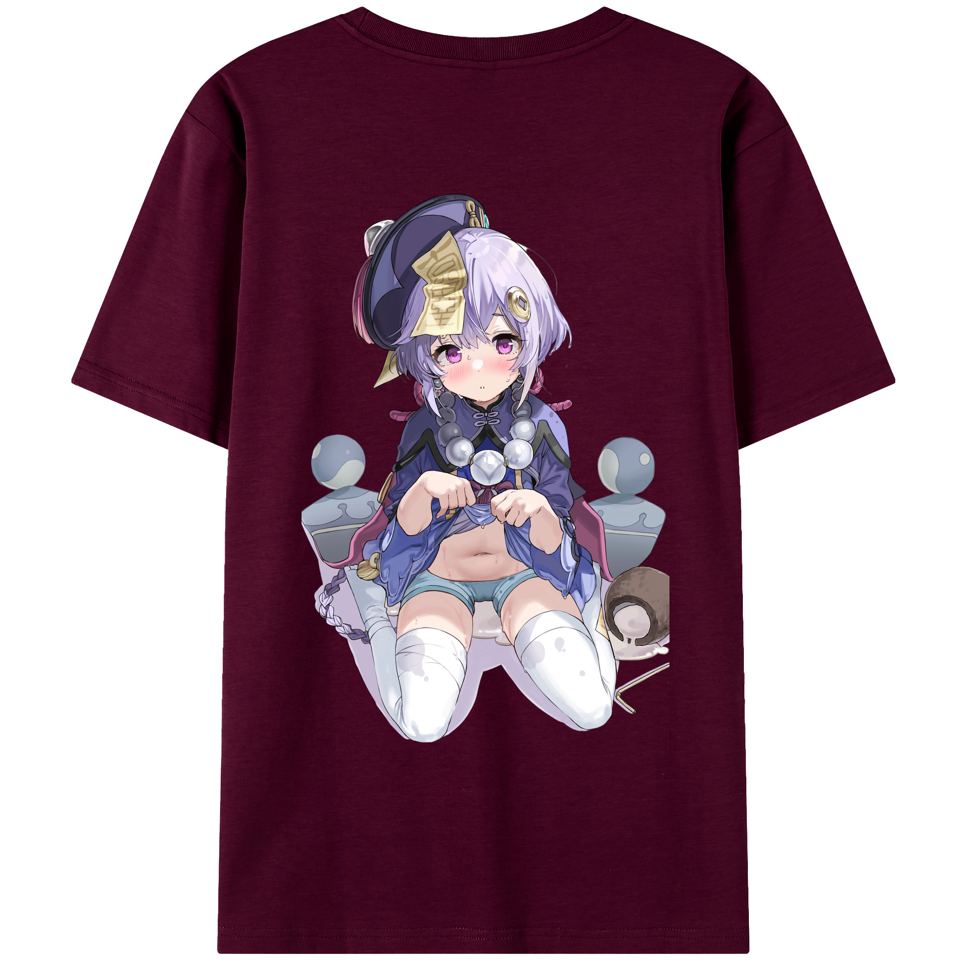 げんし神 七七 なな  genshin Nana レディース半袖Tシャツ(バックプリント)